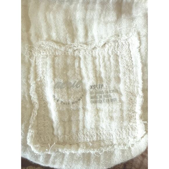 Aerie Pool-To-Party Oversized Cover-Up Shirt in Cappucino Color Black Womens XS - Picture 9 of 11